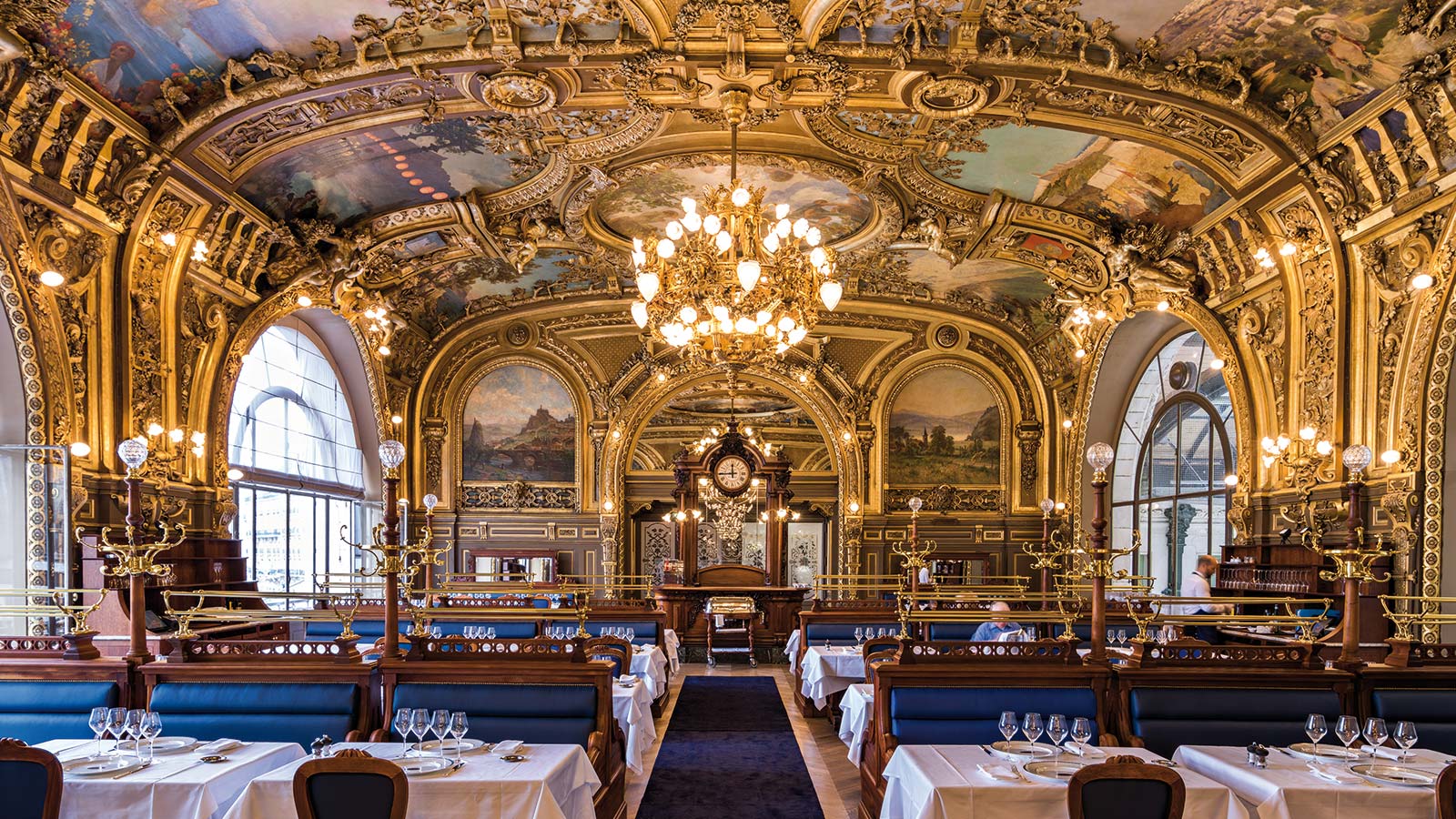 法国巴黎蓝色列车餐厅晚餐预订