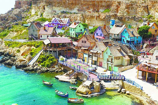 走进马耳他,走进真实世界里的大力水手村,马耳