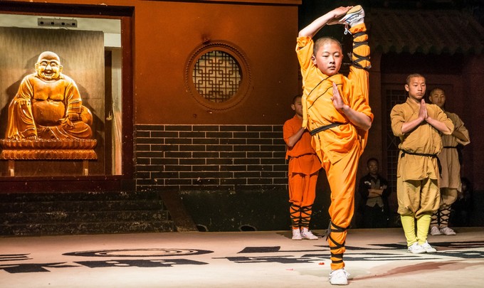 游览少林寺核心建筑常住院,是主持和尚和执事僧进行佛事活动的地方,总