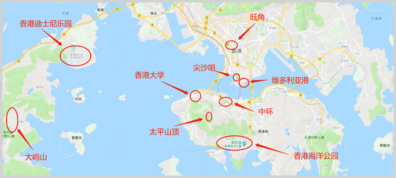 香港包車10小時 中文司機專車暢遊 太平山/迪士尼樂園/香港大學(vip