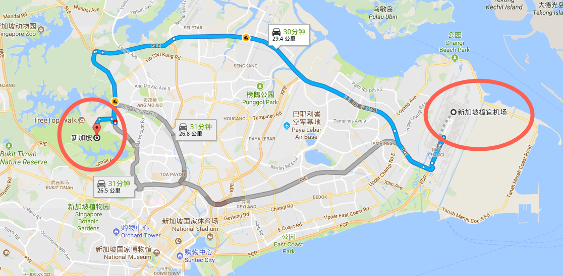 新加坡全境-新加坡樟宜机场 中文专车送机服务(五星服务 酒店接送)