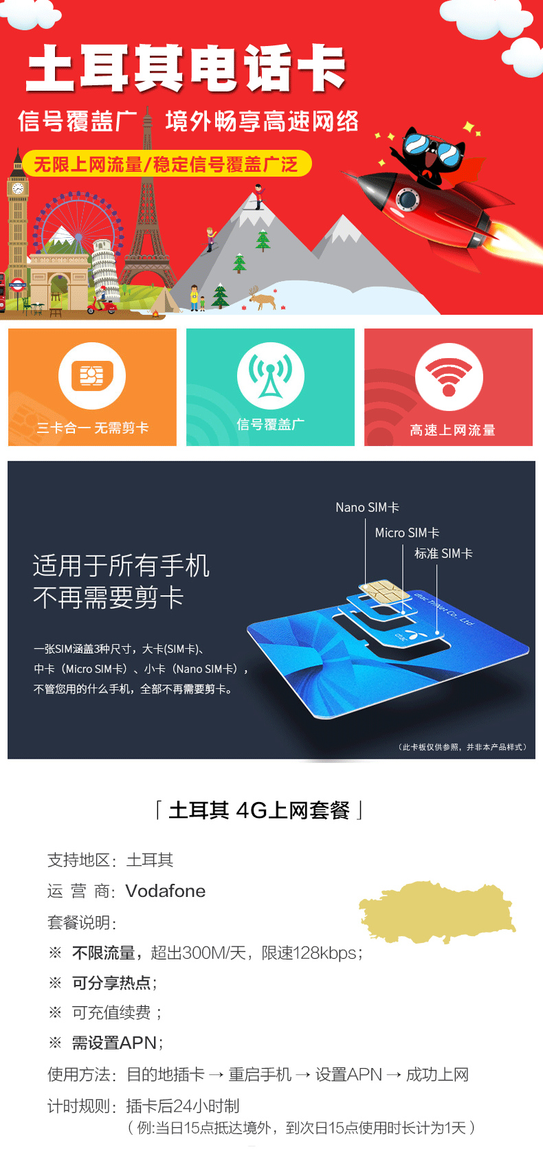 土耳其卡怎么打国内电话手机