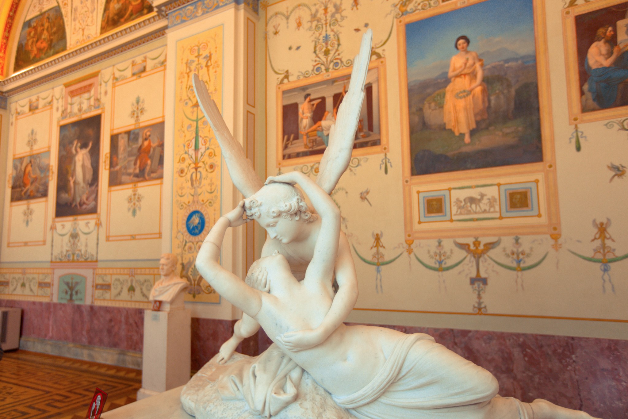 psyche revived by cupids kiss,丘比特与普赛克,意大利雕塑