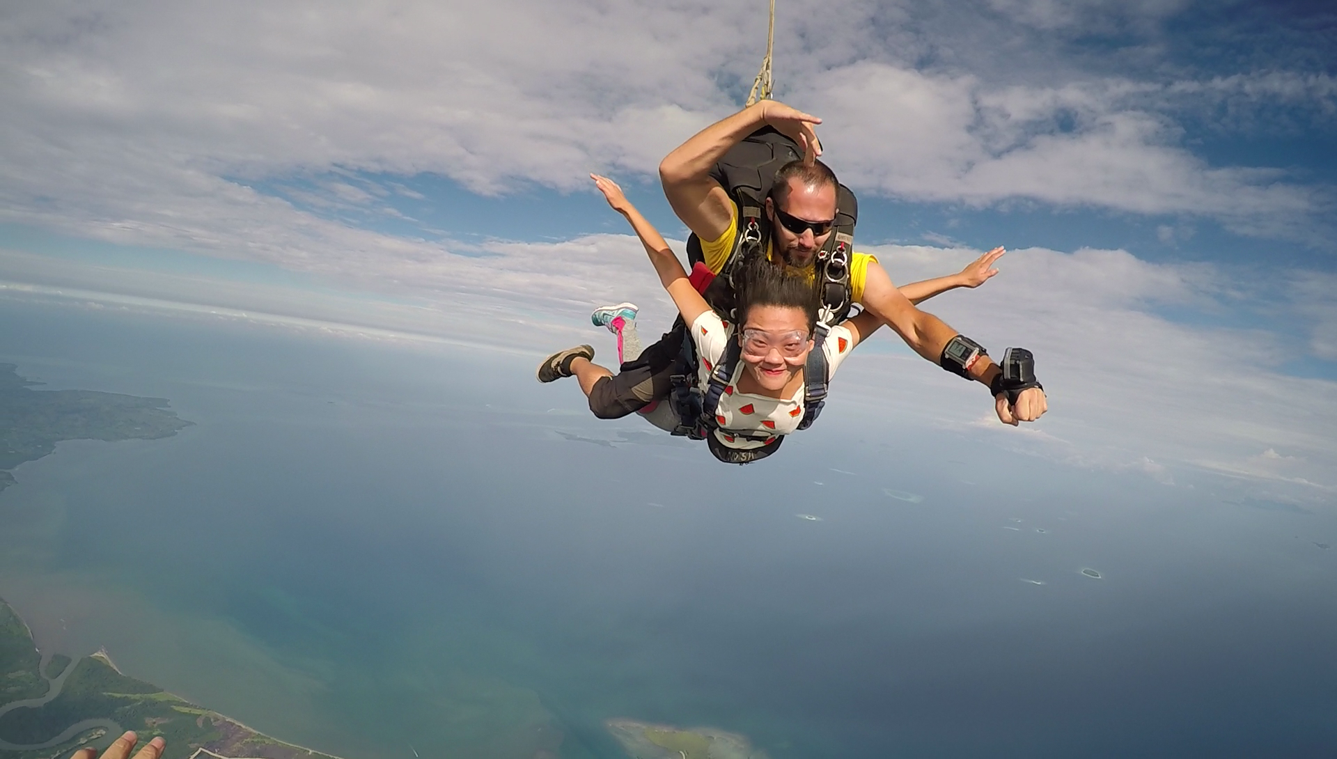 划掉愿望清单,来斐济高空跳伞