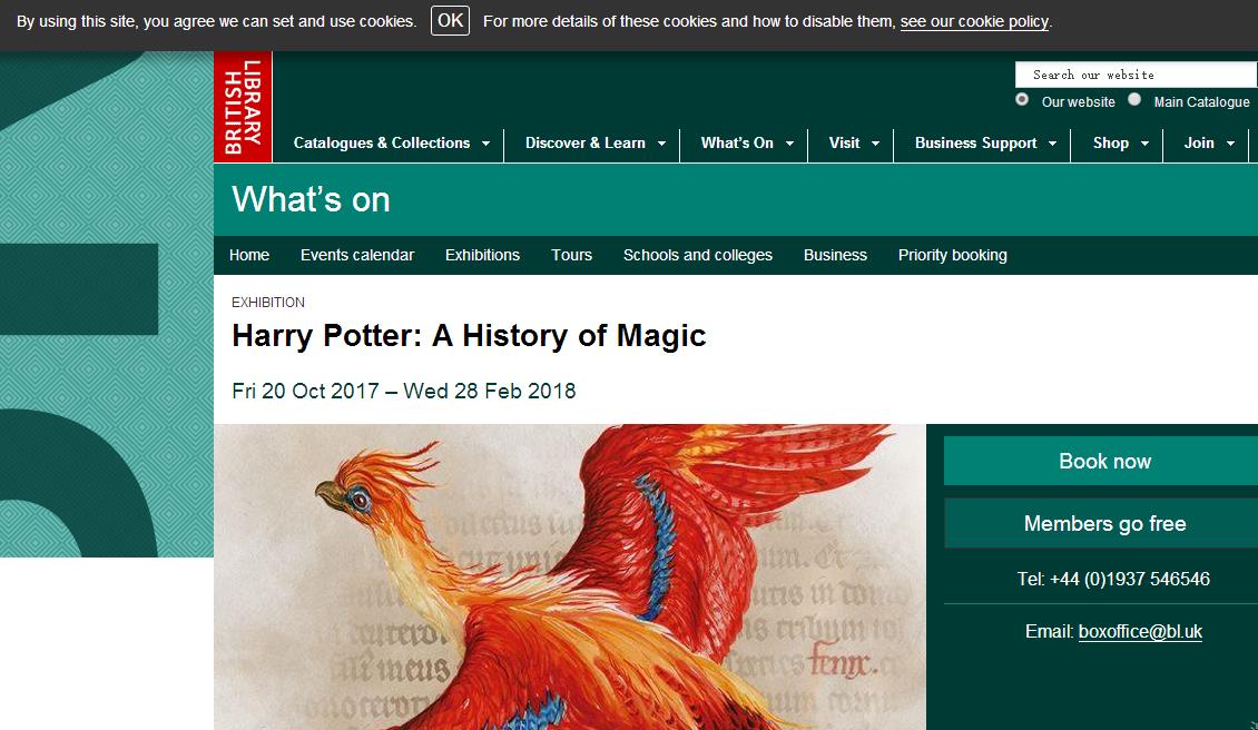 只为20年的情怀——harry potter: a history of magic