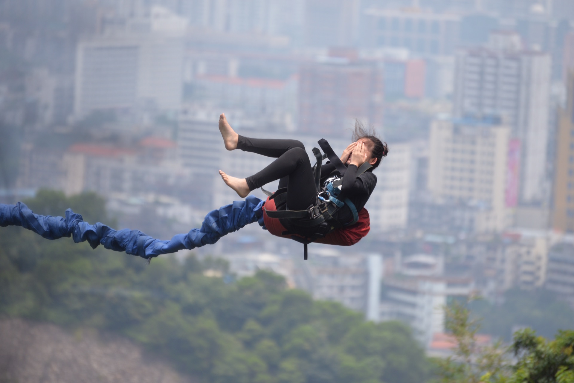 廣州白雲山蹦極