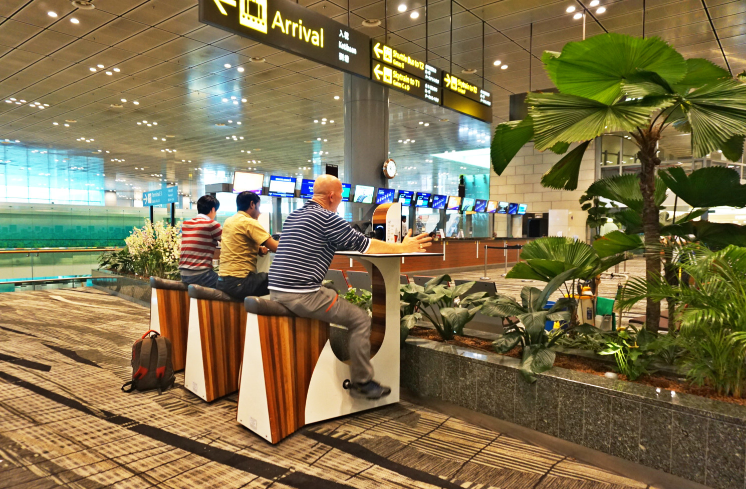 新加坡樟宜机场内部图片