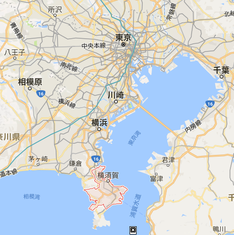 横须贺基地地图图片