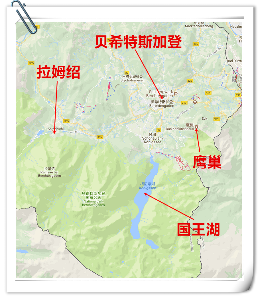国王湖地图图片