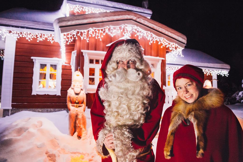 北极圈一起去看极光 芬兰圣诞老人驯鹿捕捞帝王蟹 马蜂窝