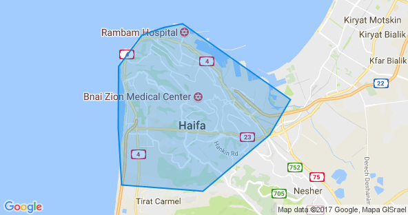 海法港地图图片