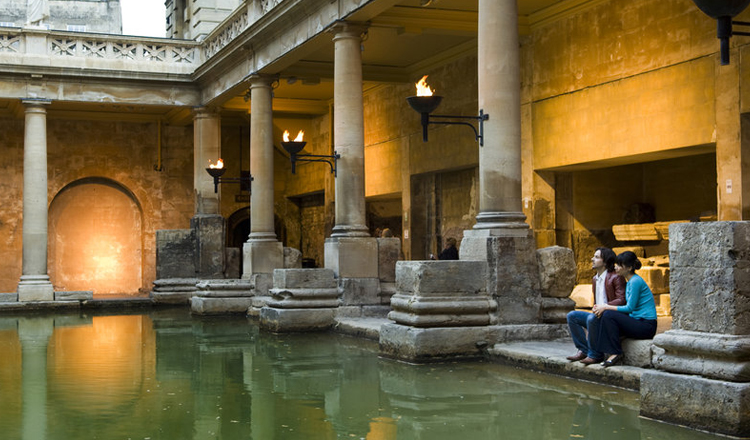 巴斯罗马浴池门票包含中文语音导览(罗马浴场 浴池博物馆)