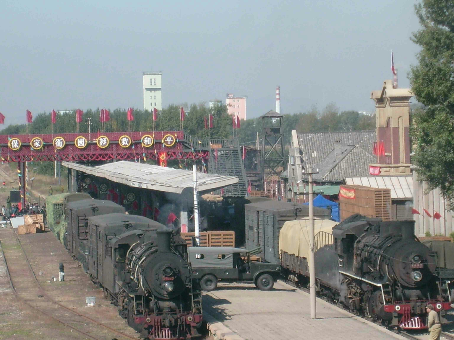 调兵山大青火车站影视拍摄掠影