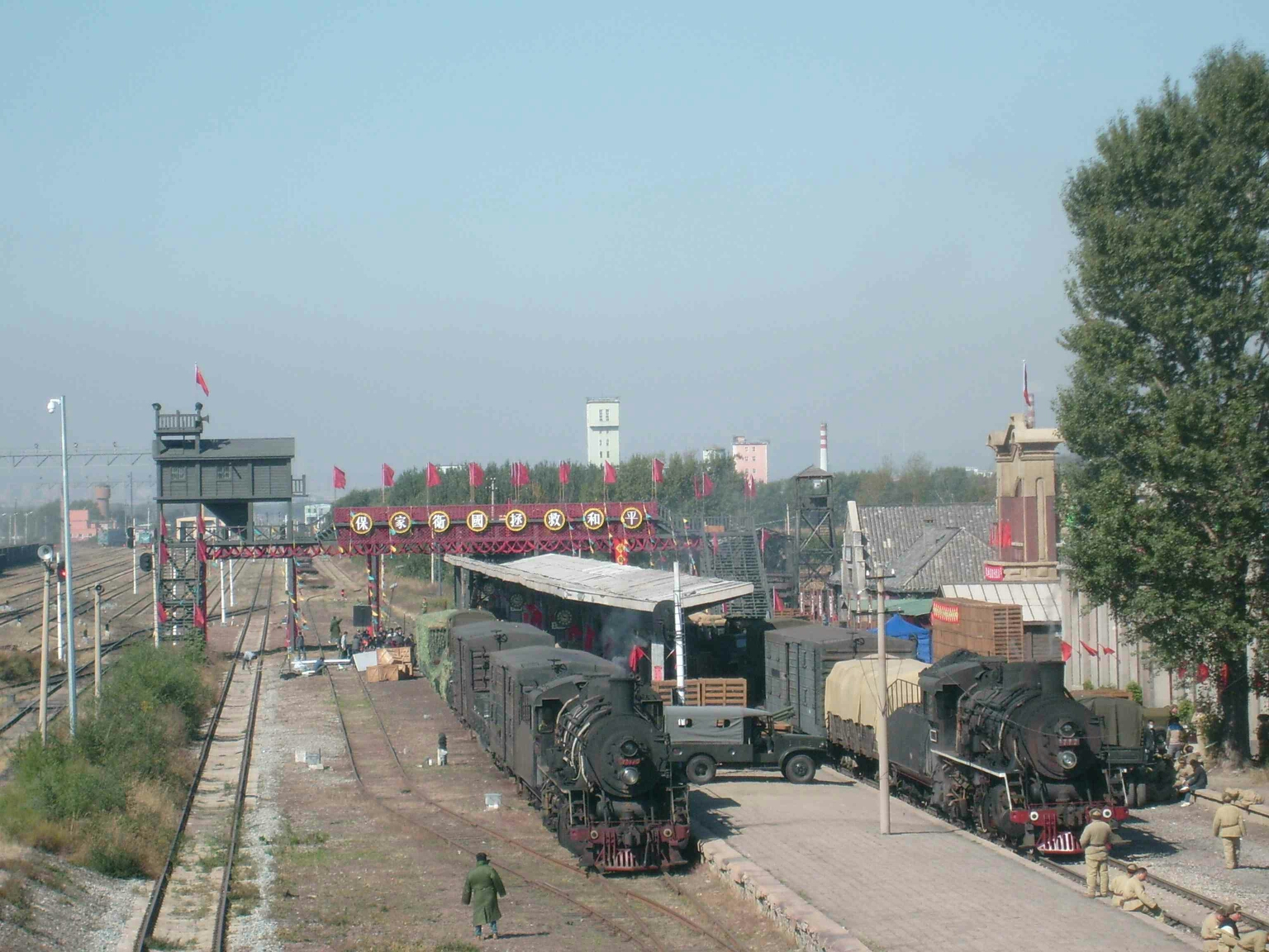 调兵山大青火车站影视拍摄掠影