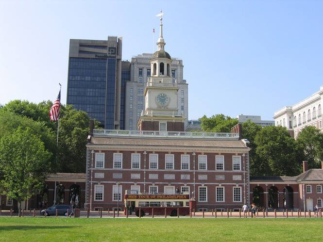 独立宫原为殖民时期宾夕法尼亚州的议会大厦.