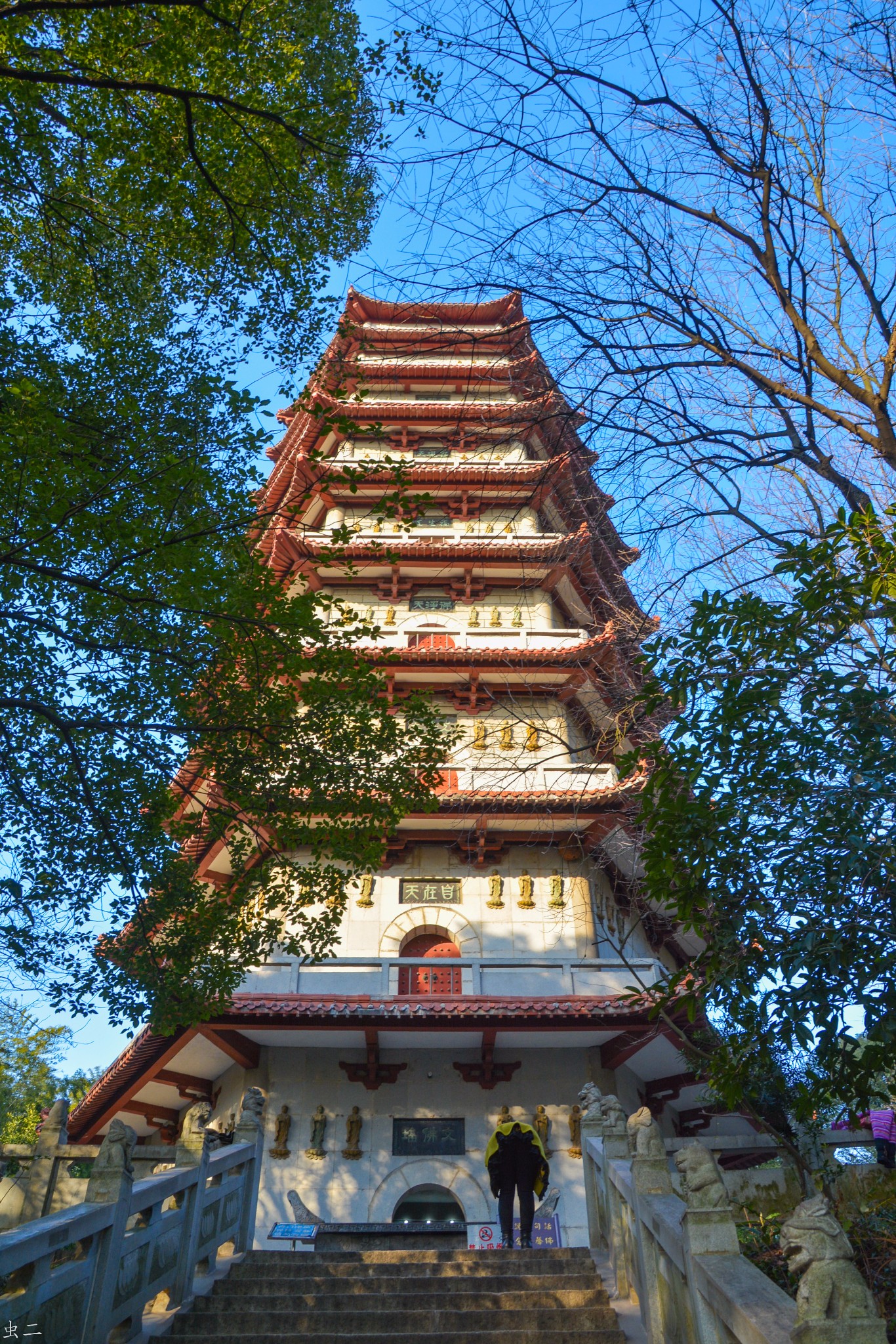 芦山行13 东林寺 聪明泉 文佛塔 慧远祖师纪念塔古塔巡礼系列之127