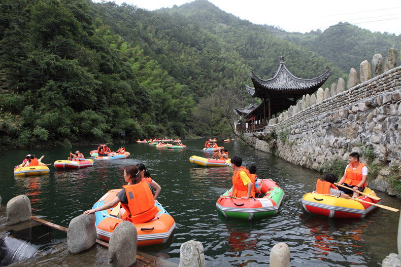 黄山枧潭漂流成人电子票 赠送参观古村落 森林公园(提前1个小时预订