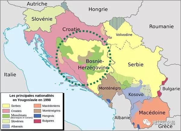 前南国家的穆斯林人口主要在波黑