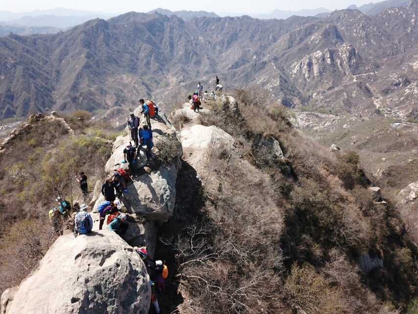 怀柔登鲤鱼背长城