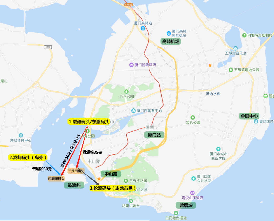 鼓浪嶼船票攻略,老廈門人教你怎麼快速上島