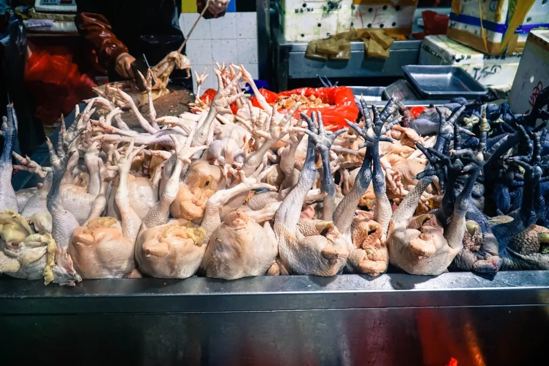                   鸡,猪肉