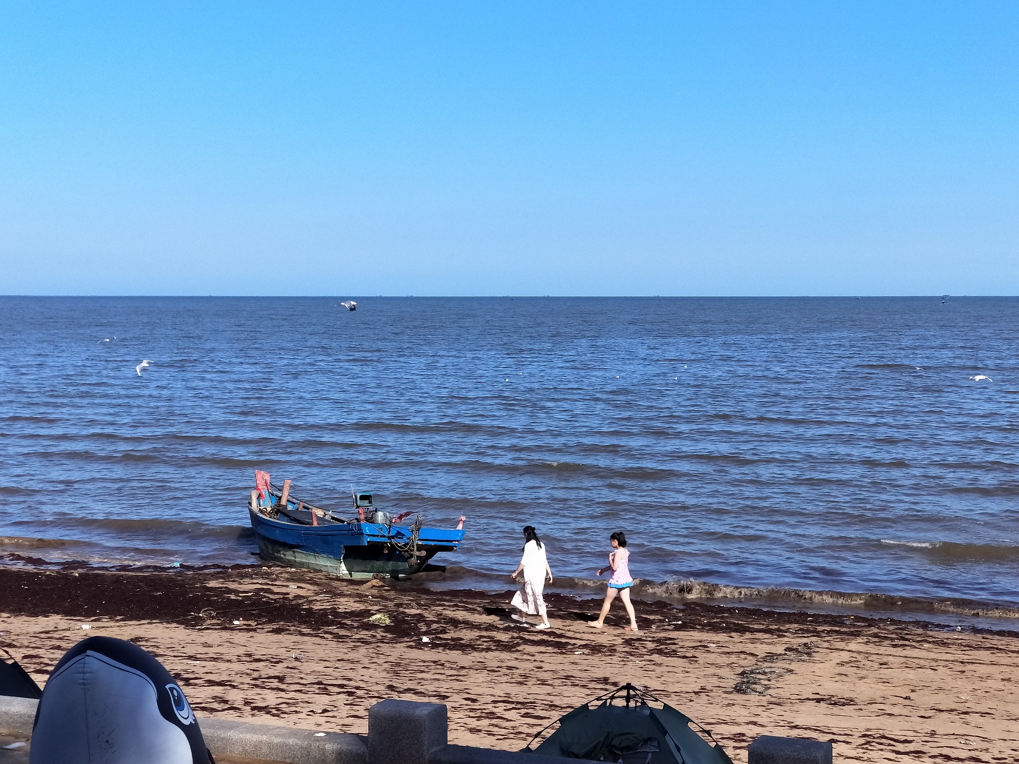 回覆遊記:相聚鮁魚圈-----灘平水清,浪緩沙細-----白沙灘樂趣無限