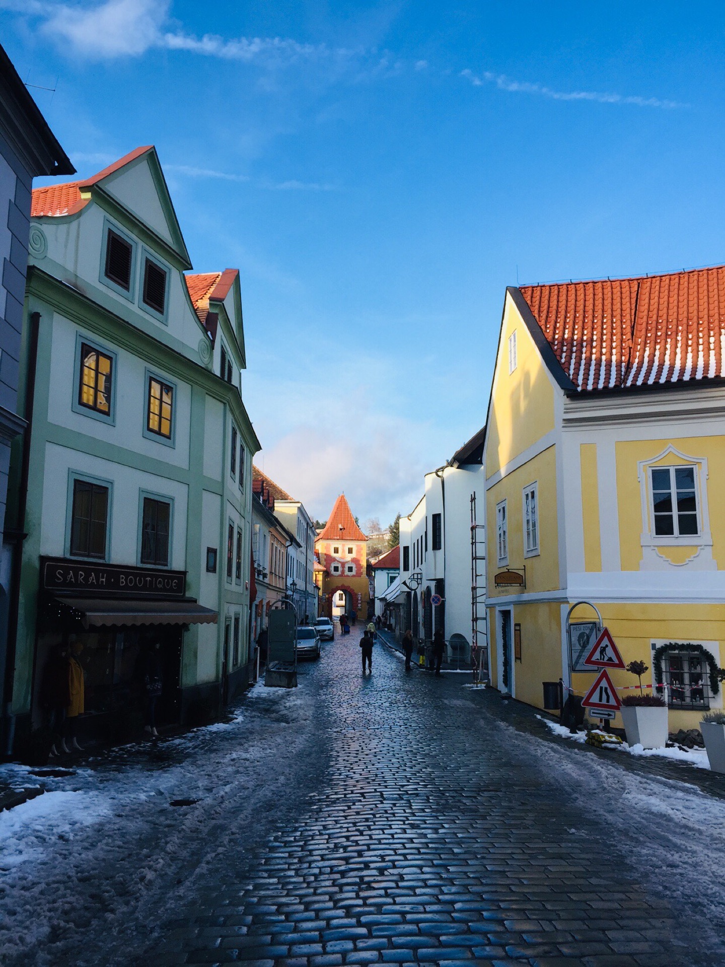 布拉格,此次欧洲行中的家～ck小镇珍贵雪景图
