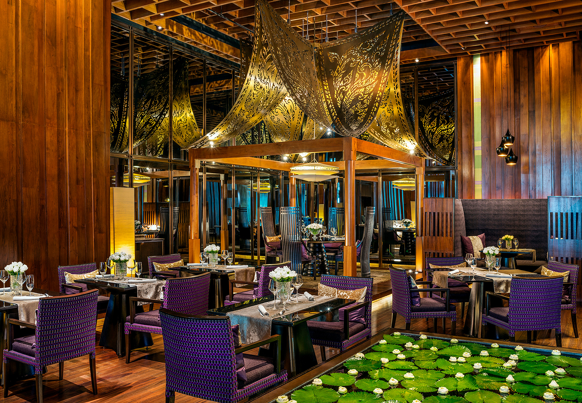 米其林餐厅绿光森林图片