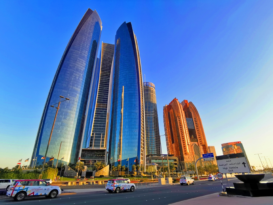 【阿布扎比景点图片】阿提哈德塔