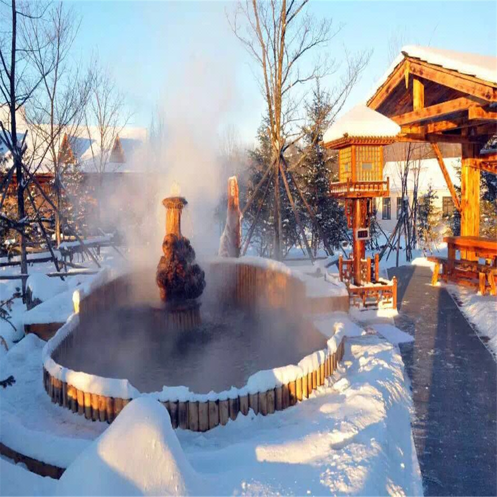 伊春 宝宇龙花温泉酒店 1晚别墅住宿 2张温泉门票 2份早餐