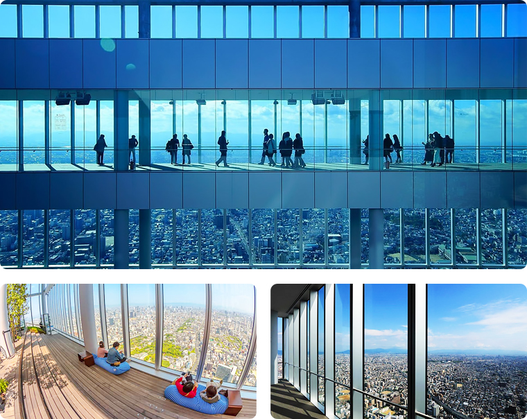 阳光大厦60层展望台图片