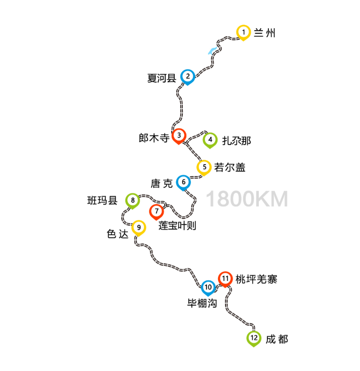 青甘川小众景点探秘指南九色甘南佛国色达深度游