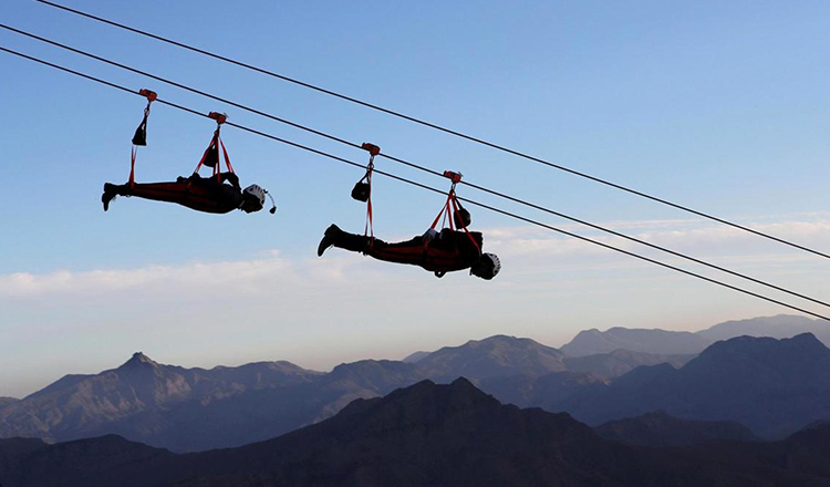 飛馳人生 拉絲海馬zipline高空索道滑索飛索高空繩索(迪拜當地公司