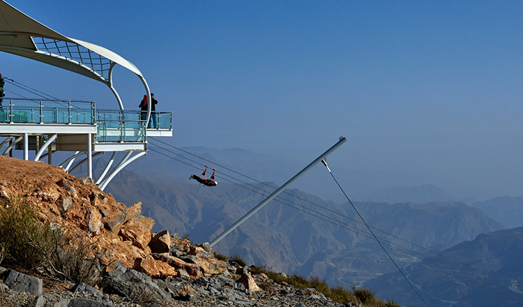 飞驰人生 拉丝海马zipline高空索道滑索飞索高空绳索(迪拜当地公司