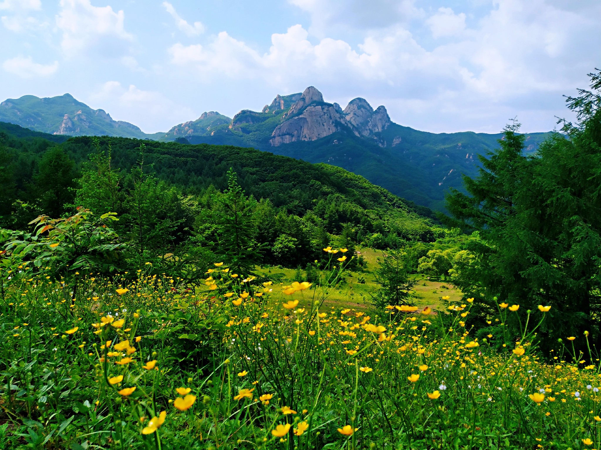 驴行天下之端午自驾凤城黄花甸子,弟兄山