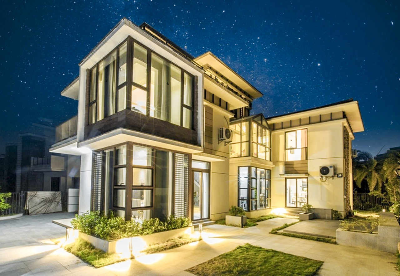 特惠i阳江海陵岛保利银滩私家度假别墅一晚海边别墅全套厨房烧烤k歌