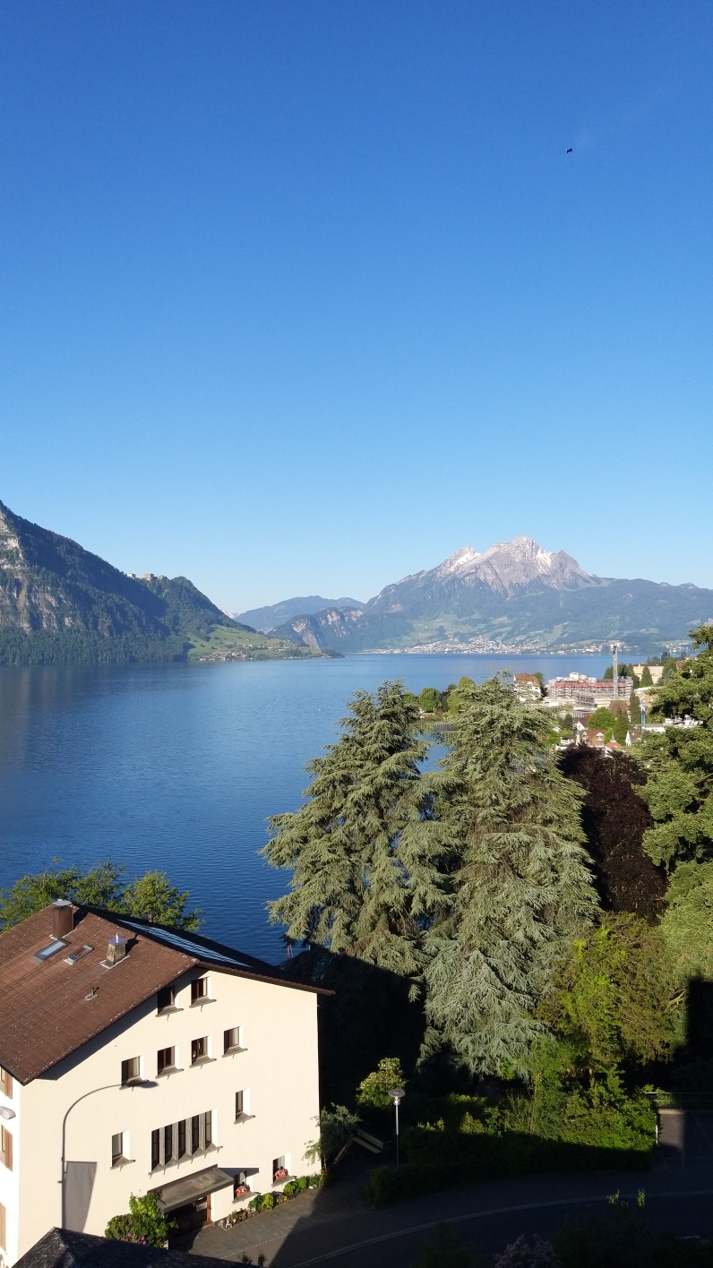 美丽的瑞士琉森湖