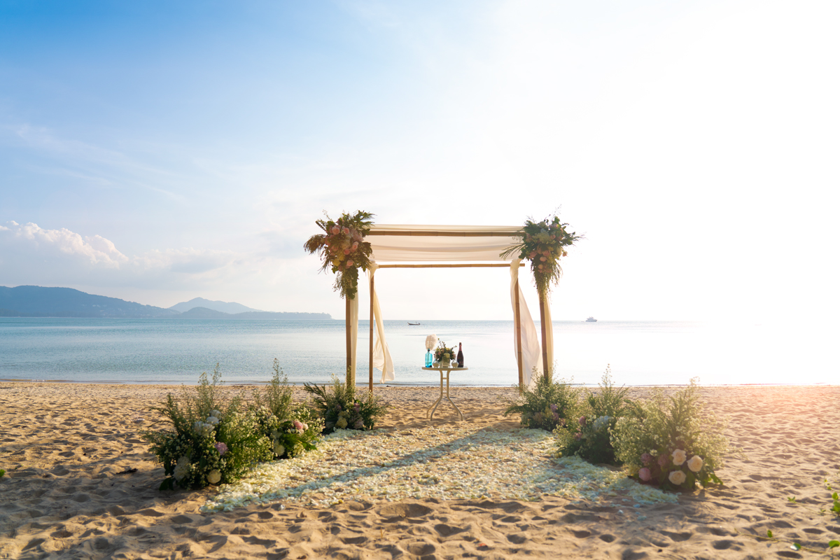 泰国普吉岛海岛旅行结婚·普吉岛沙滩婚礼小型海边婚礼(中国摄影 中国