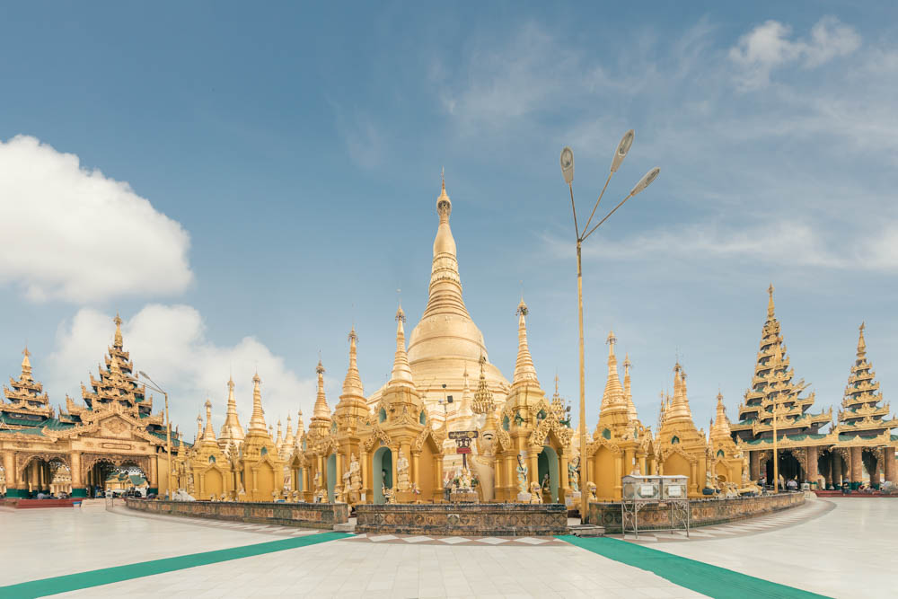 三,仰光——缅甸最大城市不容错过 1,瑞光大金塔(shwedagon pagoda)