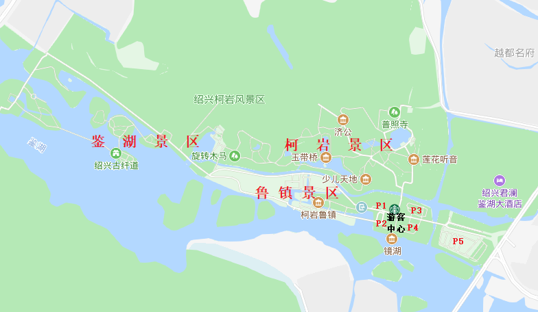 绍兴柯岩风景区游览图图片