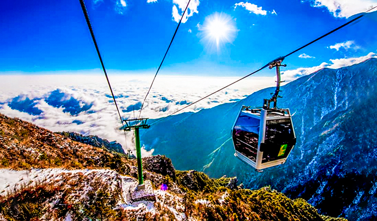 俯瞰洱海大理苍山洗马潭大索道全程票费用赠送大理古城往返洗马潭索道