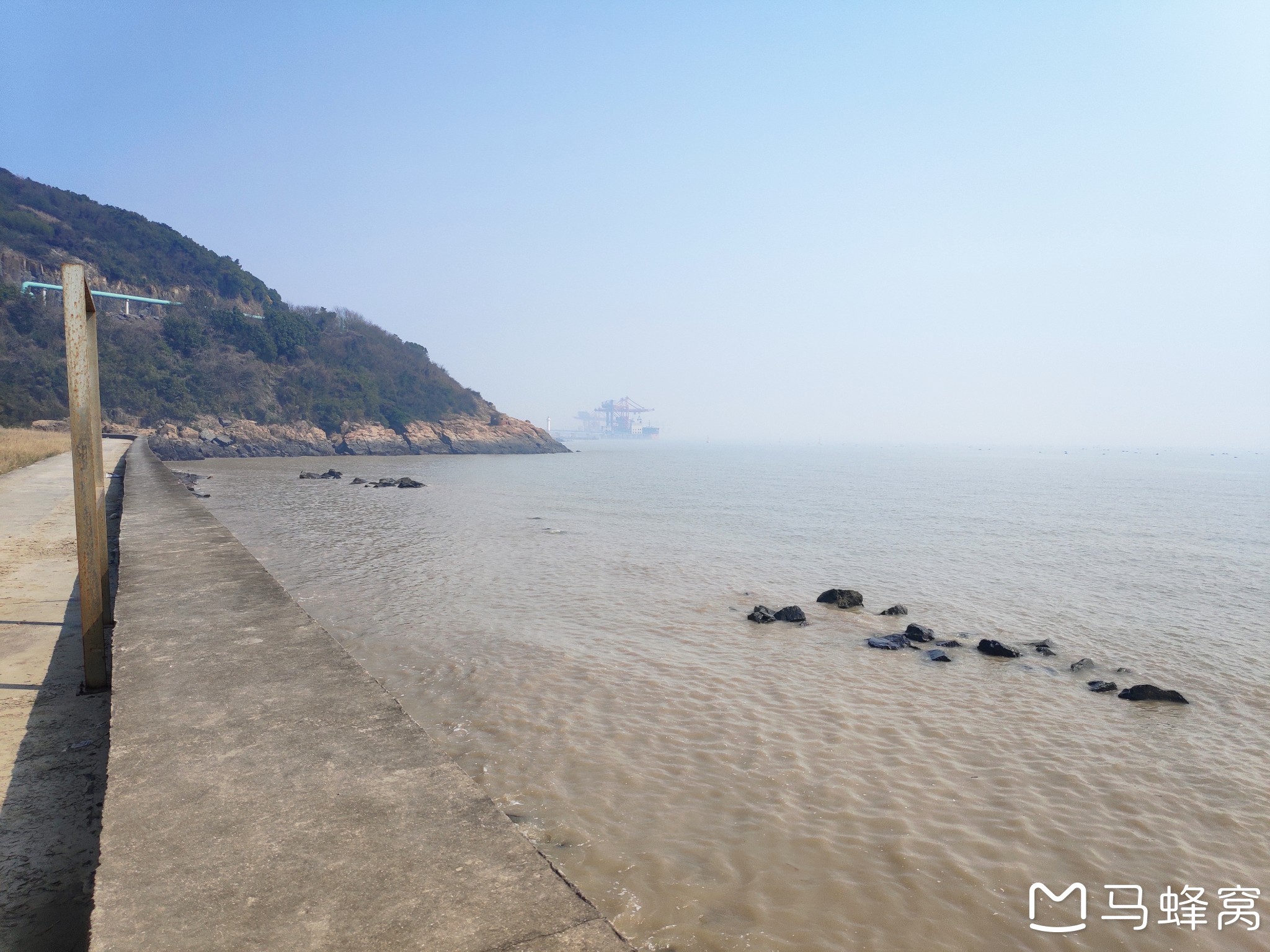 嘉兴九龙山海滩图片