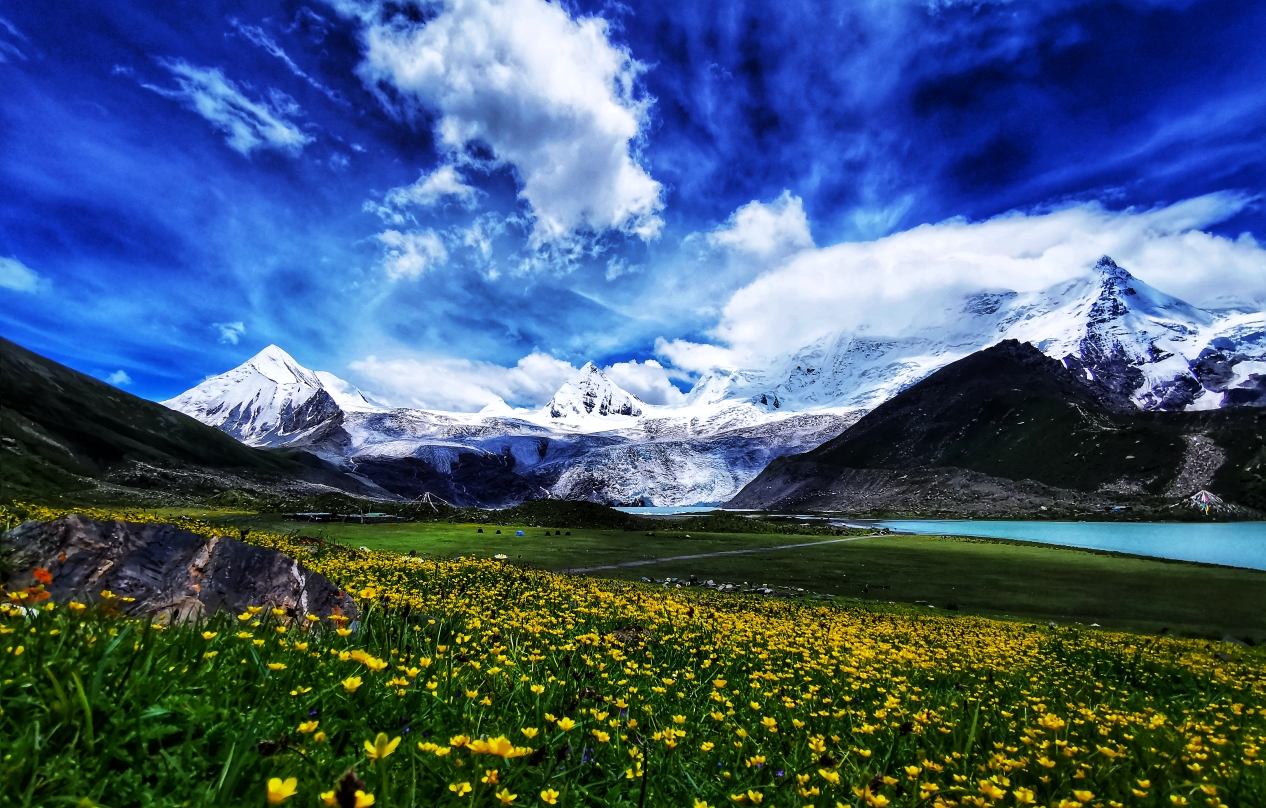 足迹所到之处!~七彩萨普神山