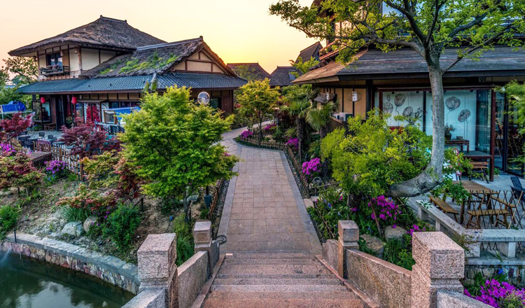 無錫拈花灣波羅蜜多酒店官方主題客棧1晚住宿門票早餐晚餐觀賞銀杏正