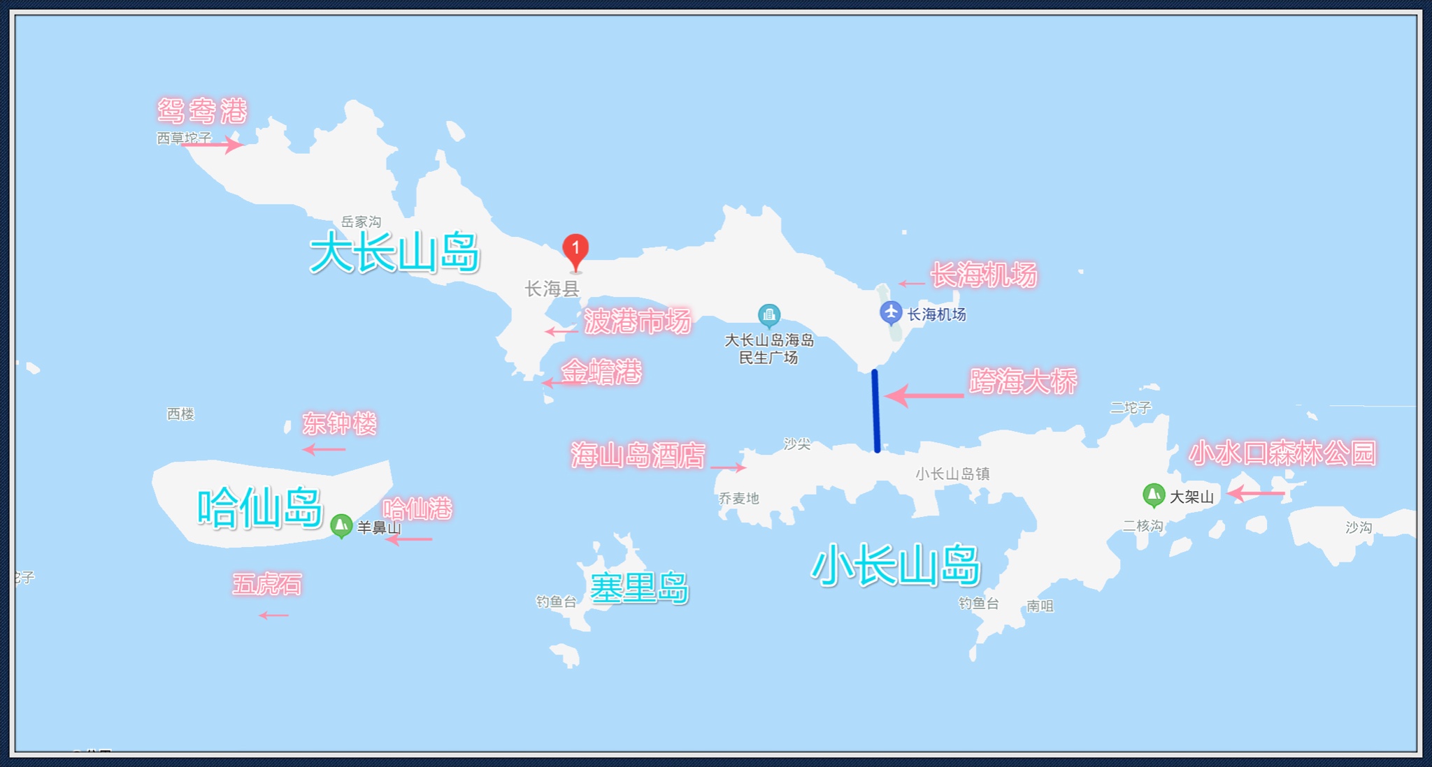 大连长兴岛地理位置图片