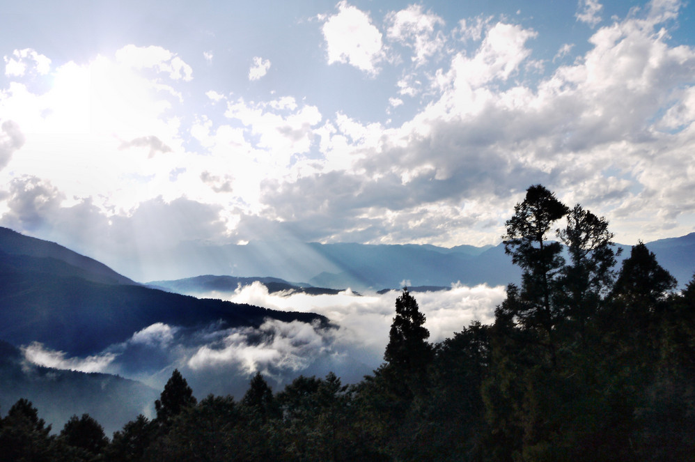 台湾太平山云海