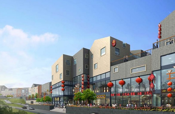 承德市碧峰门民俗文化广场图