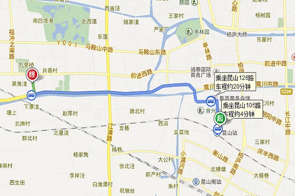 126公交车站线路图图片