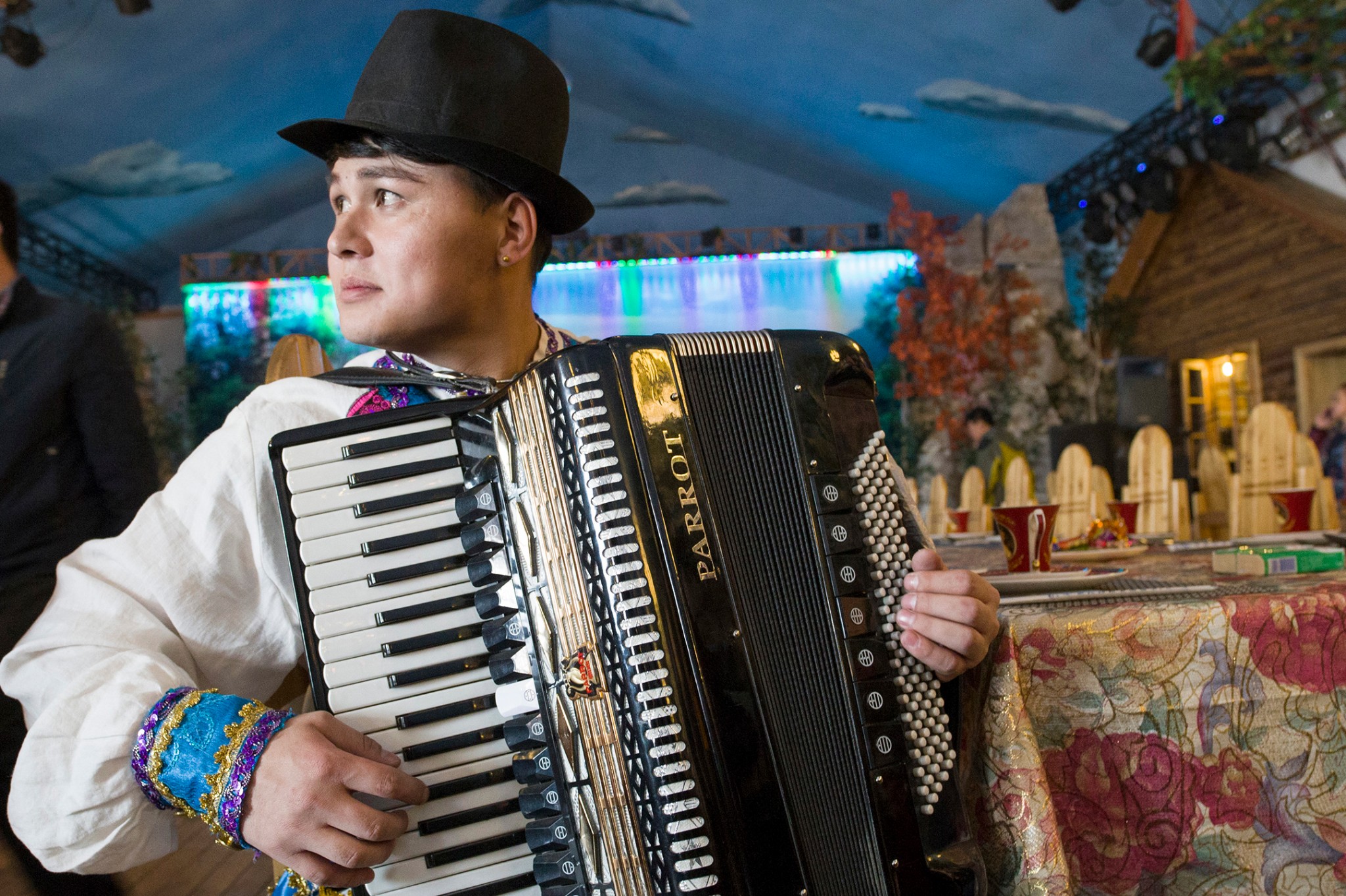 俄罗斯族 巴斯克节的快乐