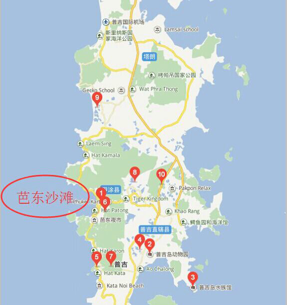 「泰国普吉岛地图高清」泰国普吉岛地图高清图✅